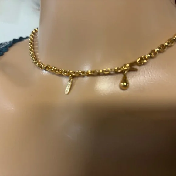 Vintage❤️Signed Monet Gold-Plated Free Bird Necklace - Picture 4 of 4